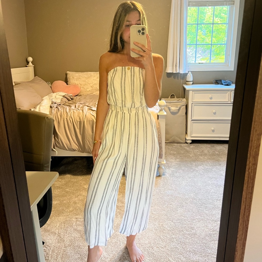 Strapless jumpsuit